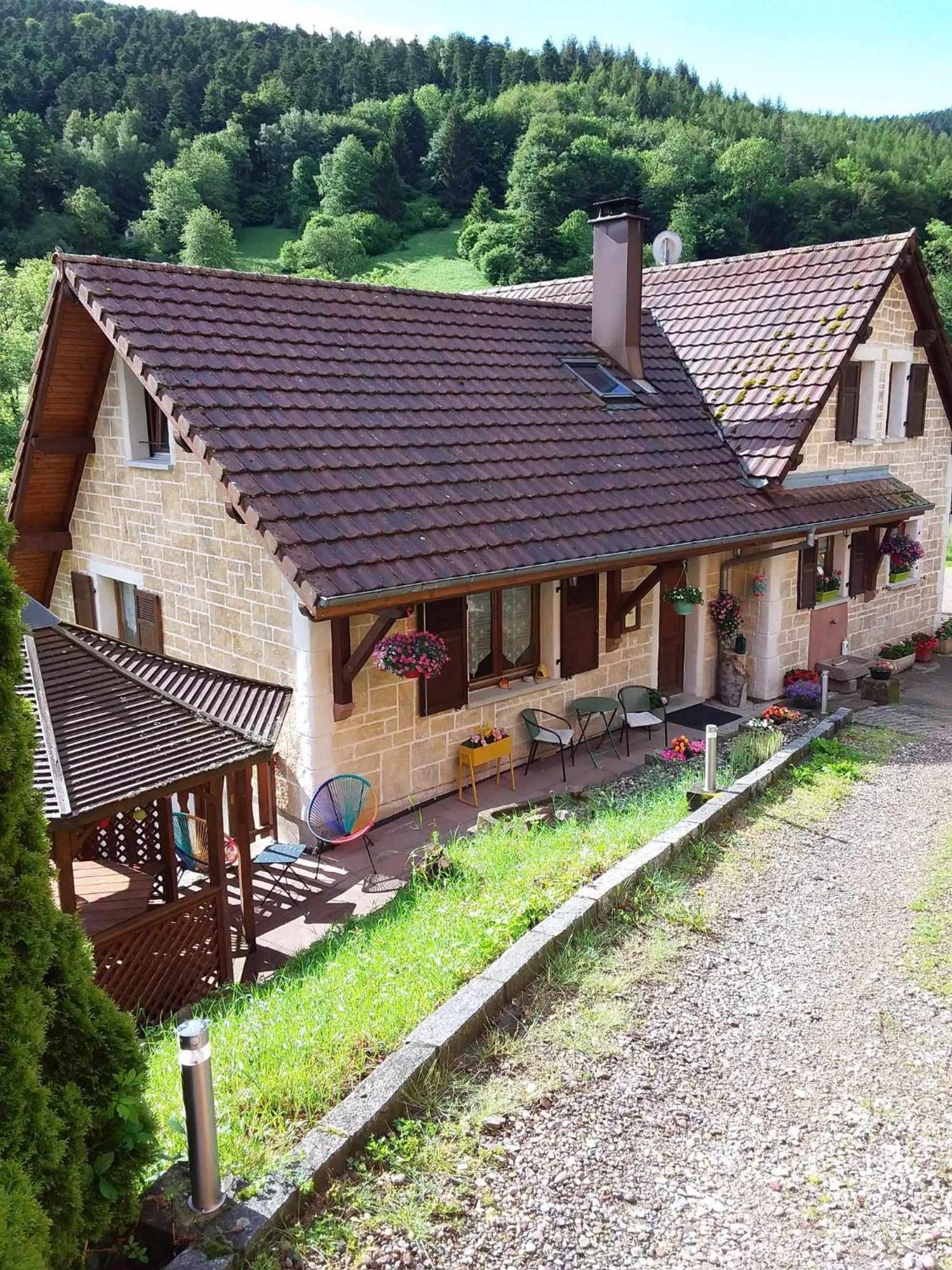 Bed and Breakfast Ferme Du Mouton Noir Lautenbachzell Exterior foto