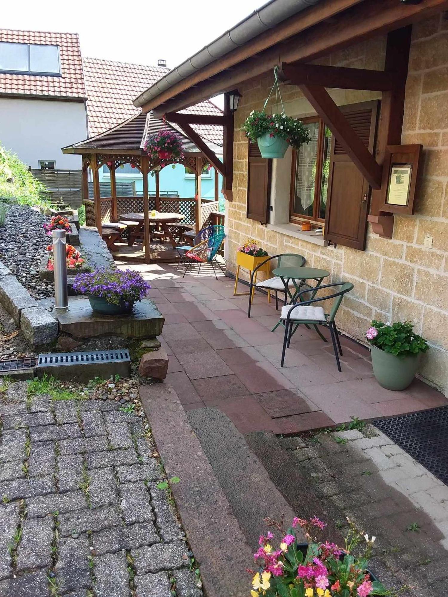 Bed and Breakfast Ferme Du Mouton Noir Lautenbachzell Exterior foto